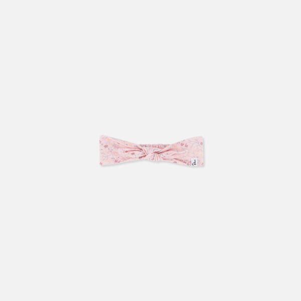 2par2 | Designed in Canada, Organic Cotton Headband Printed Pink Small Flower