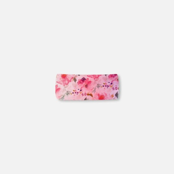 2par2 | Designed in Canada, Athletic Headband Gradient Pink Printed Big Flowers