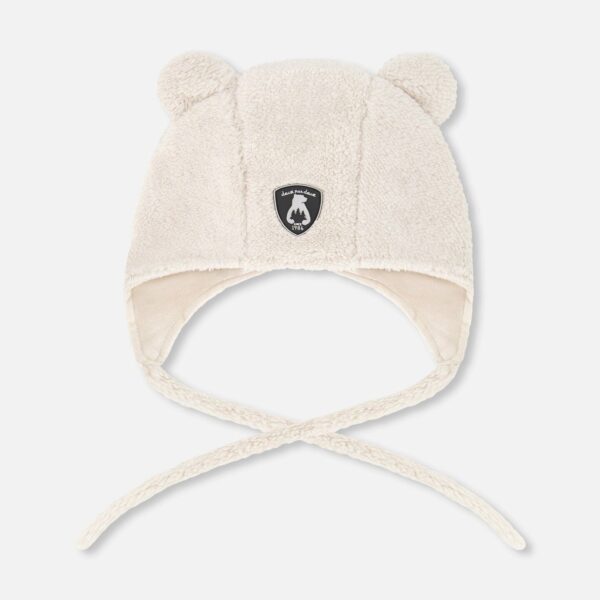 2par2 | Designed in Canada, Sherpa Baby Hat Off White