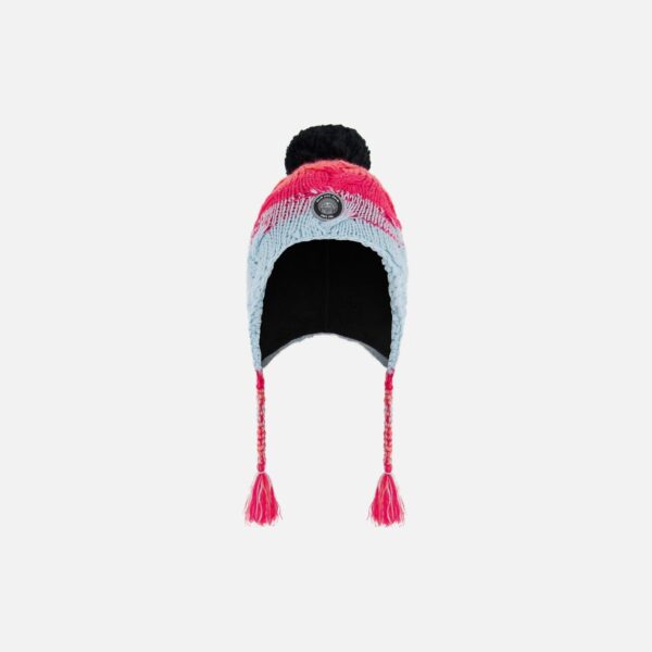 2par2 | Designed in Canada, Peruvian Knit Hat Gradient Blue, Coral And Fuschia