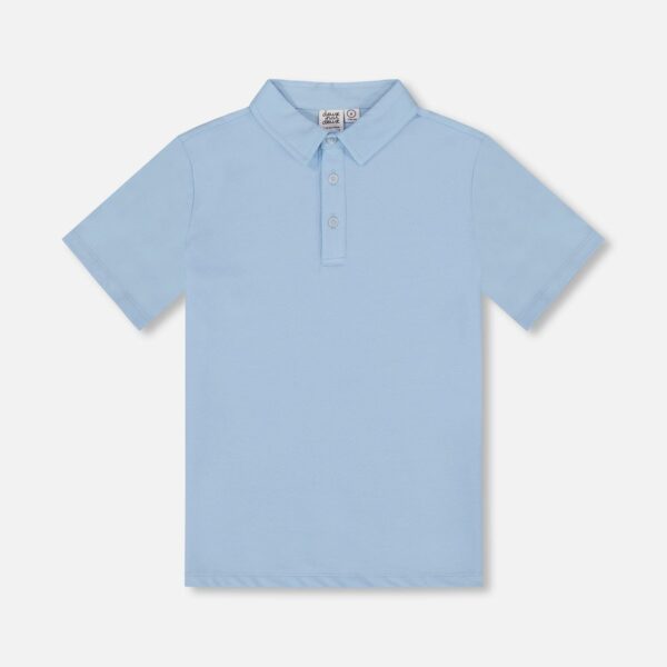 2par2 | Designed in Canada, Short Sleeve Polo Shirt Pale Blue
