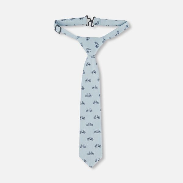 2par2 | Designed in Canada, Neck Tie Pale Blue With Bicycle