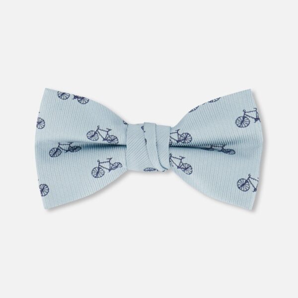 2par2 | Designed in Canada, Bow Tie Pale Blue With Bicycle