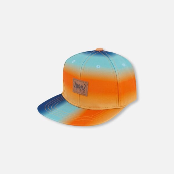 2par2 | Designed in Canada, Printed Cap Navy Blue, Turquoise, And Orange