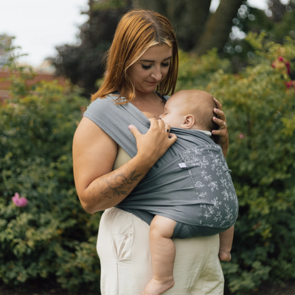 Mint Fiber Baby Wrap Carrier for Newborns