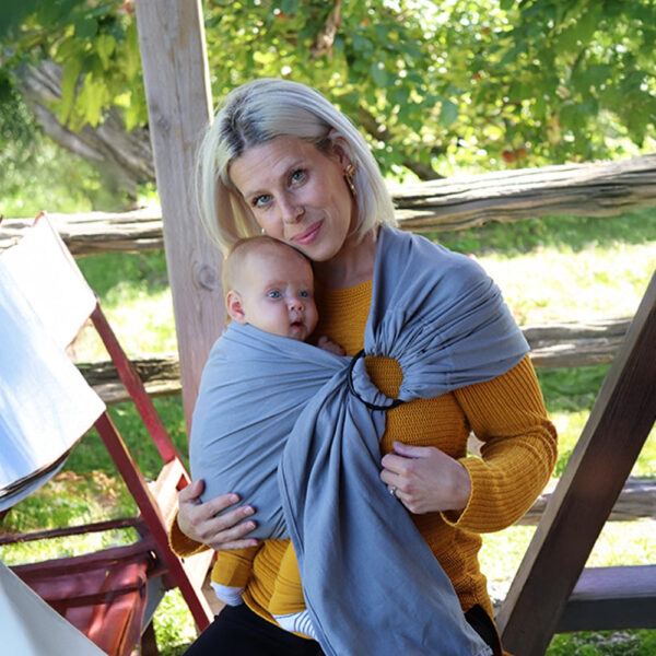 Comfort-Perfect Adjustable Woven Baby Ring Sling