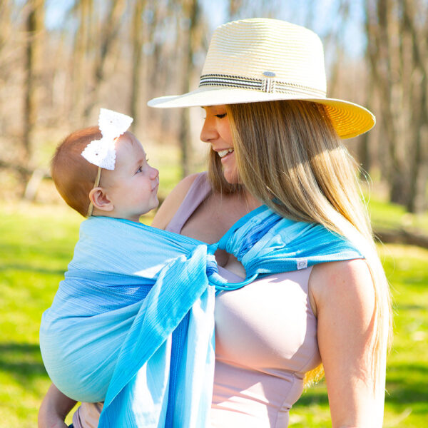 Ergonomic Woven Cotton Baby Sling for Newborns and Toddlers