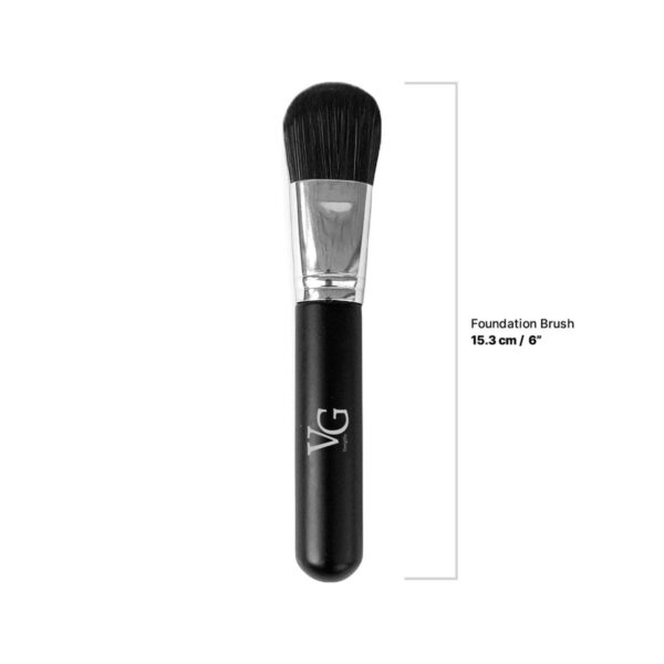 Foundation Brush by VG Sara X – Premium Vegan Fibers for Flawless Makeup Application