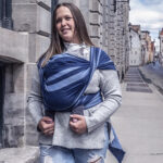 Ergonomic Woven Baby Wrap – Azur