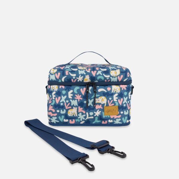 2par2 | Designed in Canada, Lunch Box Green Cat Print