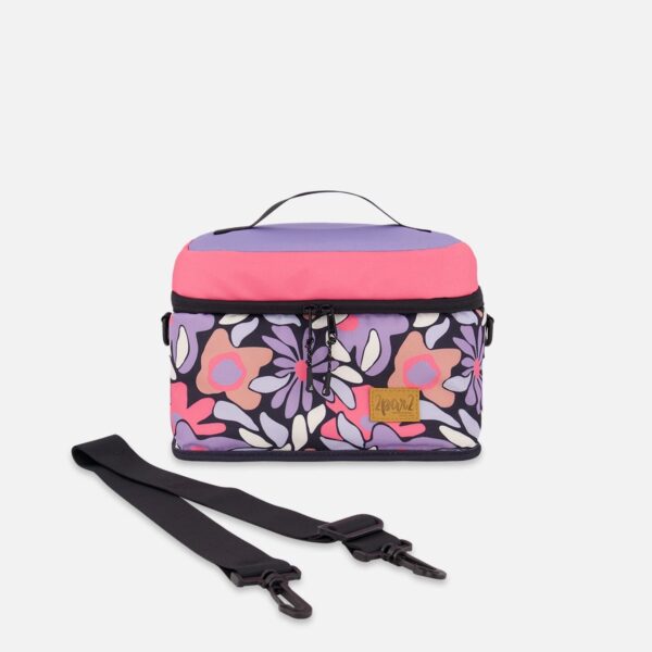 2par2 | Designed in Canada, Lunch Box Black Retro Flower Print