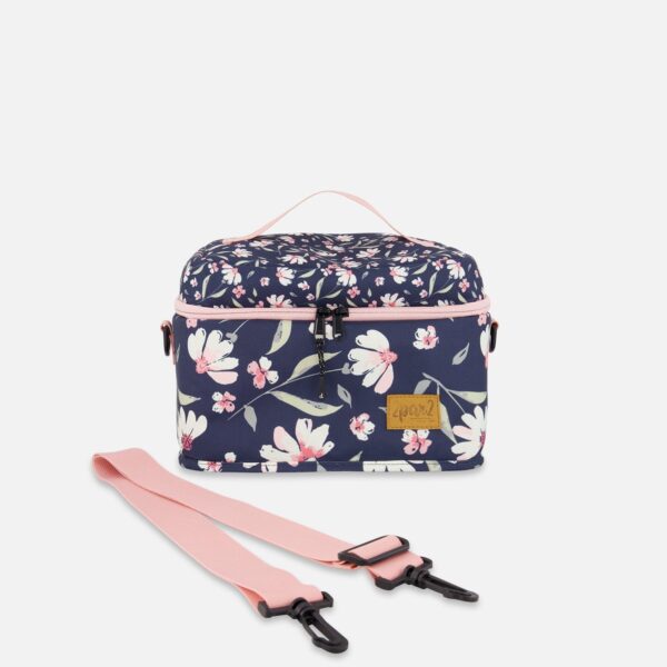 2par2 | Designed in Canada, Lunch Box Navy Flower Print
