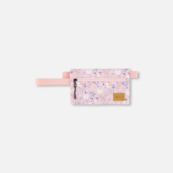 2par2 | Made in Canada, Double Pencil Case Lilac Retro Flower Print