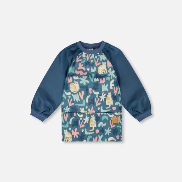 2par2 | Made in Canada, School Apron Green Cat Print