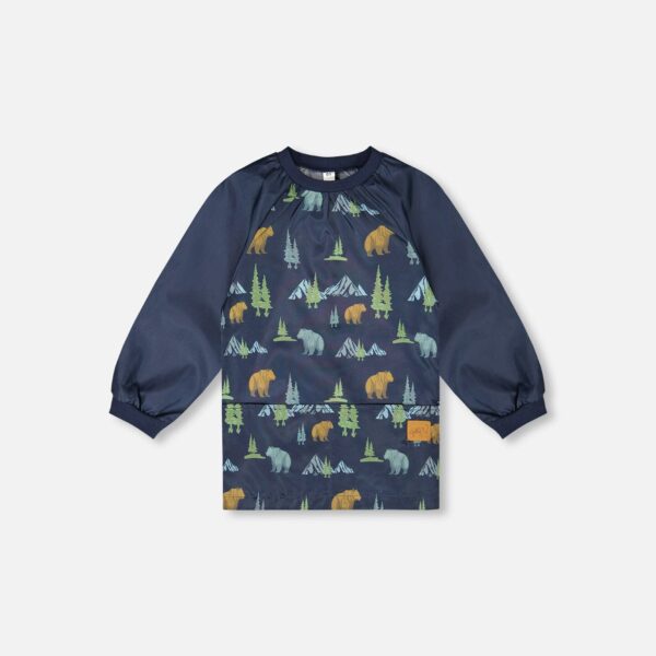 2par2 | Made in Canada, School Apron Navy Animal Print