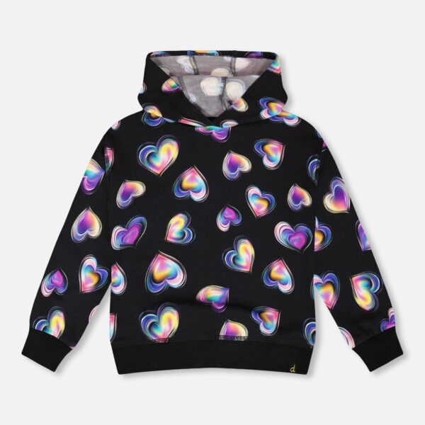 2par2 | Designed in Canada, Fleece Hoodie Black And Multicolor