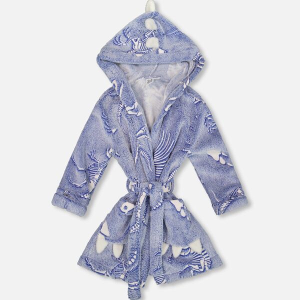 2par2 | Designed in Canada, Plush Glow In The Dark Robe Blue And White