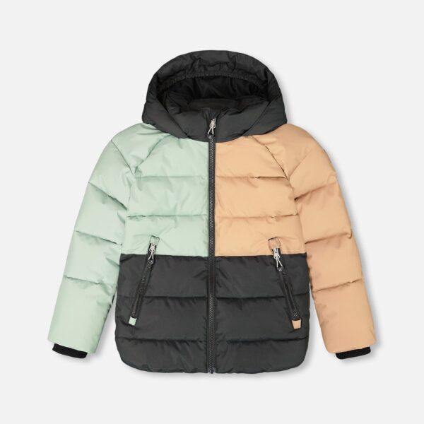 2par2 | Designed in Canada, Colorblocked Puffy Coat Black