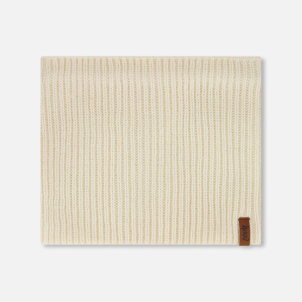 2par2 | Designed in Canada, Mid-Season Knit Neck Warmer Light Beige