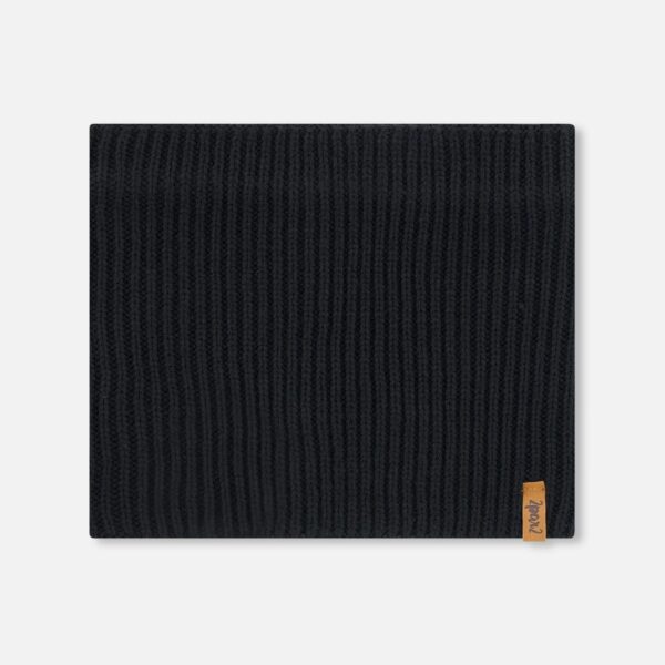2par2 | Designed in Canada, Mid-Season Knit Neck Warmer Black