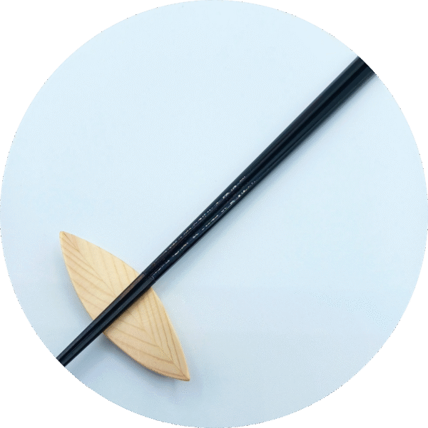 Hashi-Coo Decade Black Octagon Japanese Chopsticks