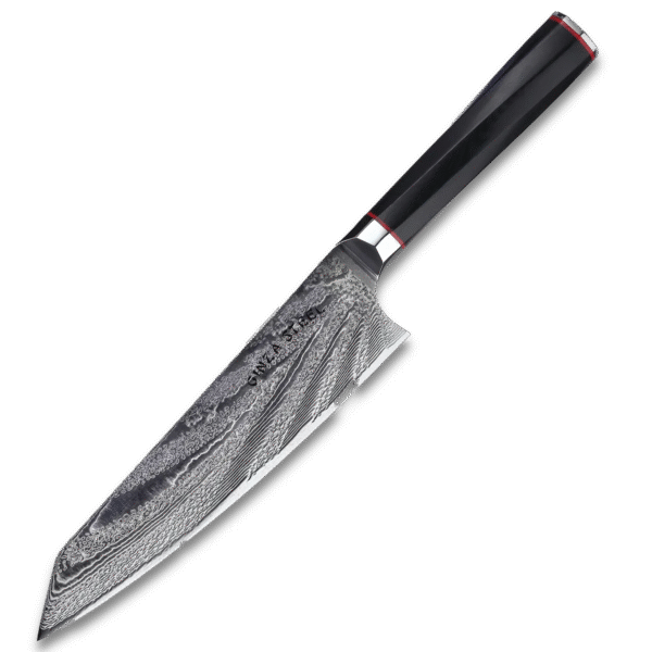 Ginza Steel KATANA 20 Chef Knife 8” – Damascus VG10 Steel, 67-Layer, G10 Handle