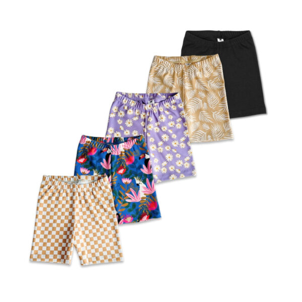 Kids Bamboo Bike Shorts | Little & Lively, Made In Canada