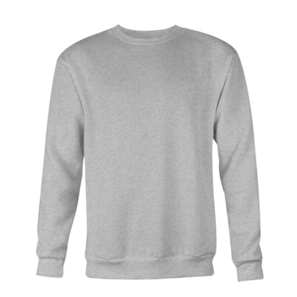 Men's Plain Crew Sweatshirt, Heather Grey | Happiness Is Inc, Made In Canada | Men's Clothing