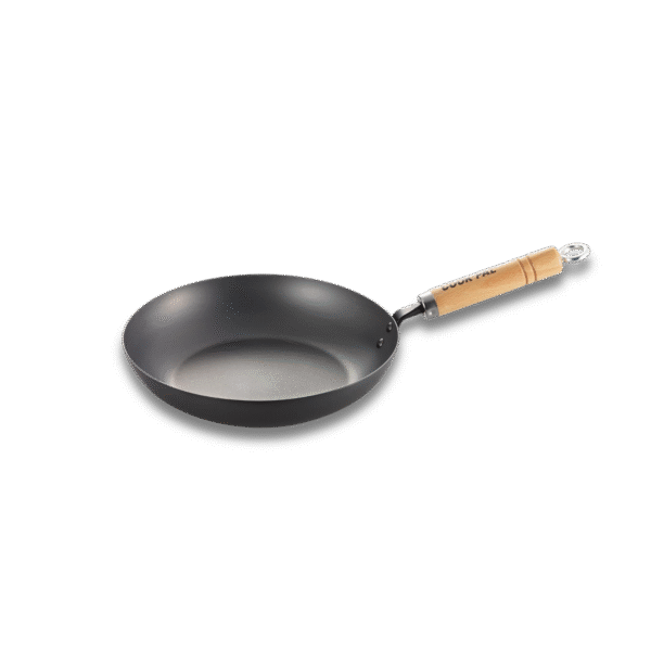 Yoshikawa Cook-Pal Ren Japanese Carbon Steel Frying Pan 24cm | Made in Japan