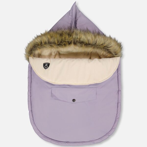 2par2 | Designed in Canada, Bunting Bag Designed For Car Seat And Stroller Purple Gray