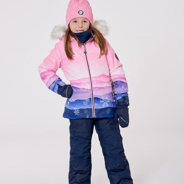 2par2 | Designed in Canada, Two-Piece Play Snowsuit With Printed Jacket Navy Blue