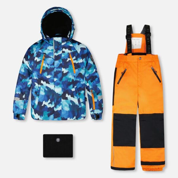 2par2 | Designed in Canada, Two-Piece Play Snowsuit Bright Orange