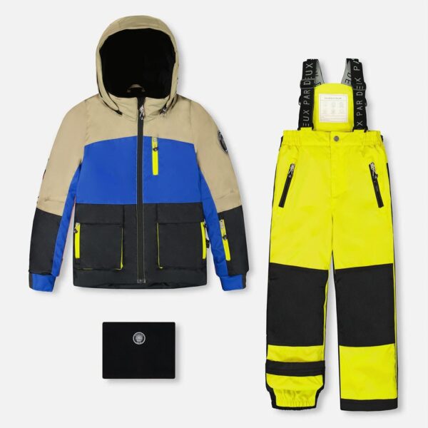 2par2 | Designed in Canada, Two-Piece Play Snowsuit Bright Yellow Green
