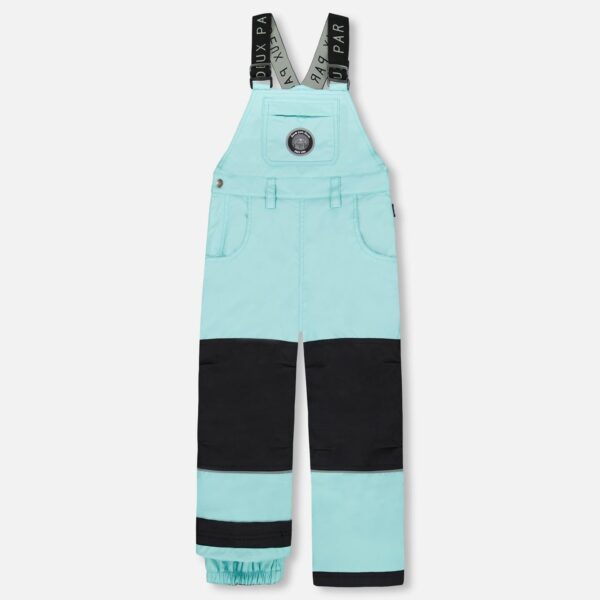 2par2 | Designed in Canada, Solid Play Overall Snow Bib Turquoise Blue