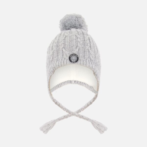 2par2 | Designed in Canada, Lined Winter Hat With Pompom Heather Gray