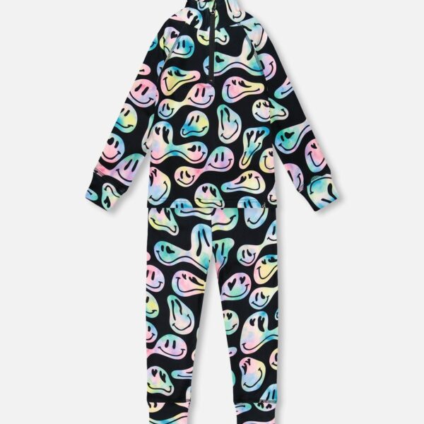 2par2 | Designed in Canada, Two-Piece Thermal Underwear Set Smiley Face Girl