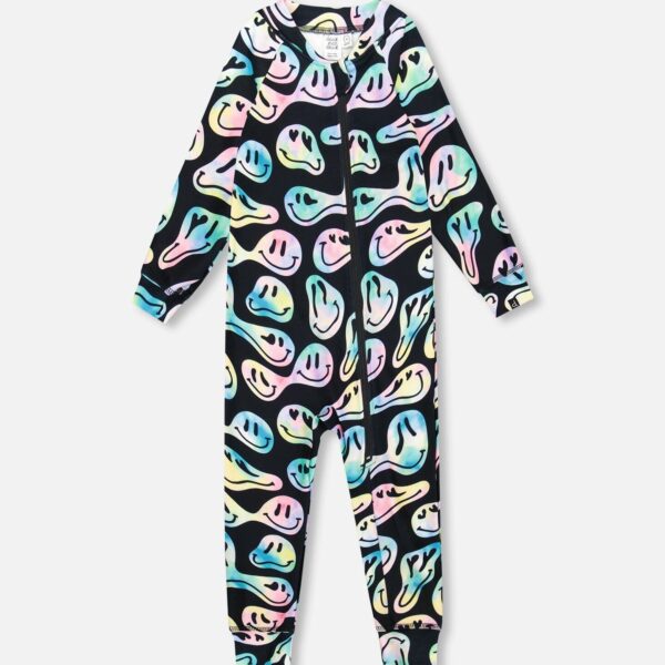 2par2 | Designed in Canada, One-Piece Thermal Underwear Smiley Face Girl