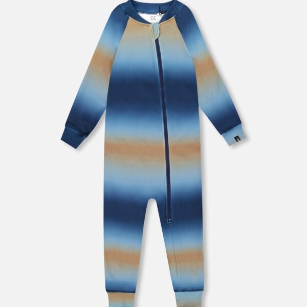 2par2 | Designed in Canada, One-Piece Thermal Underwear Blue And Beige Gradient