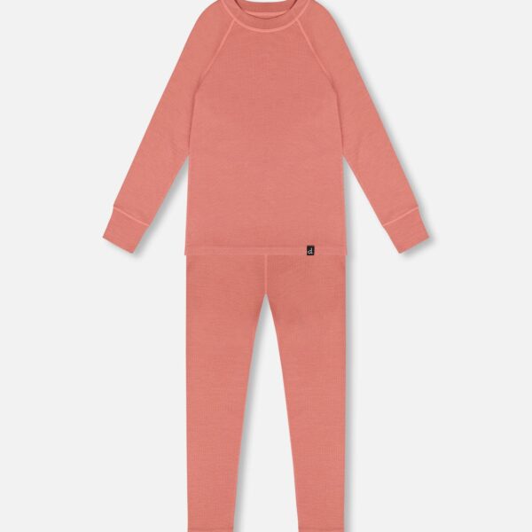 2par2 | Designed in Canada, Merino Wool Base Layer Set Dusty Pink
