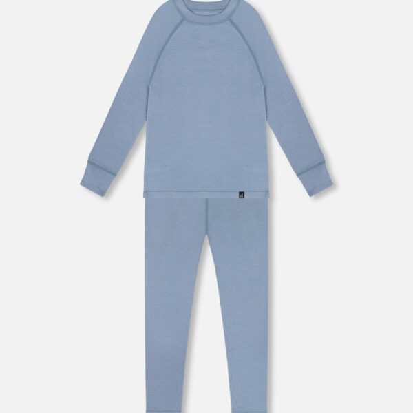 2par2 | Designed in Canada, Merino Wool Base Layer Set Blue Gray