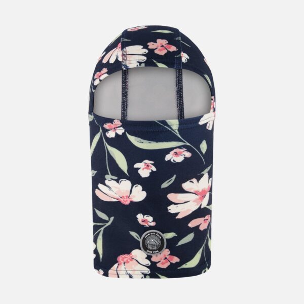 2par2 | Designed in Canada, Brushed Jersey Balaclava Navy Flower Print