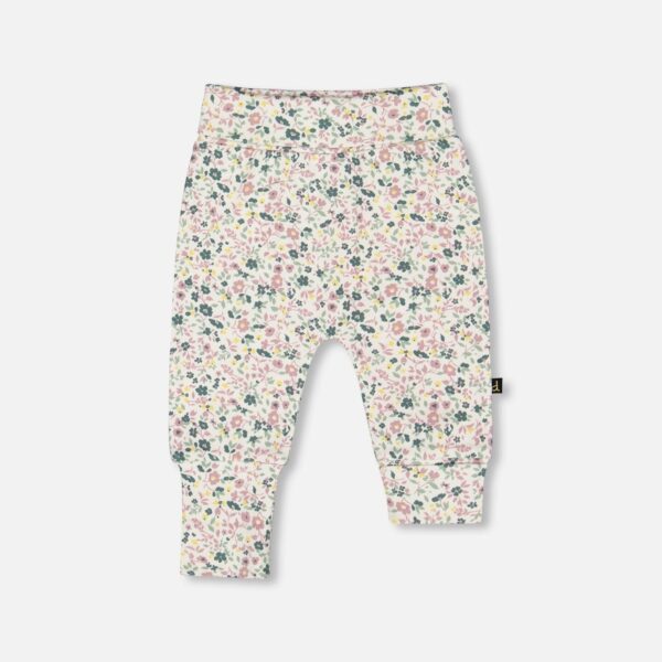 2par2 | Designed in Canada, Organic Cotton Evolutive Pant Off-White Floral