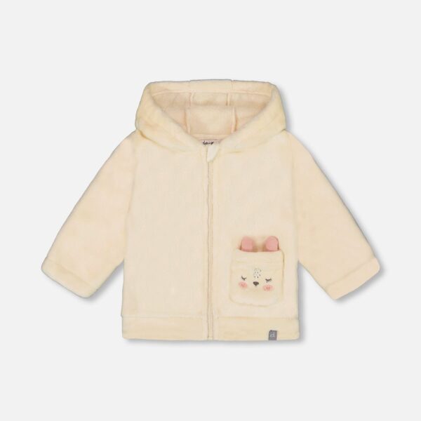 2par2 | Designed in Canada, Plush Hooded Jacket Off White