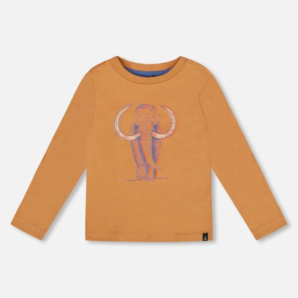 2par2 | Designed in Canada, Organic Cotton Long Sleeve T-Shirt Cashew Brown