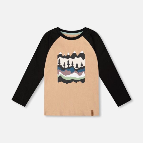 2par2 | Designed in Canada, Long Raglan Sleeve Jersey Tee Beige