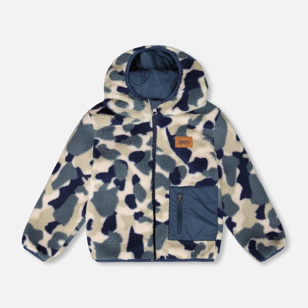 2par2 | Designed in Canada, Reversible Mid-Season Jacket Navy Blue