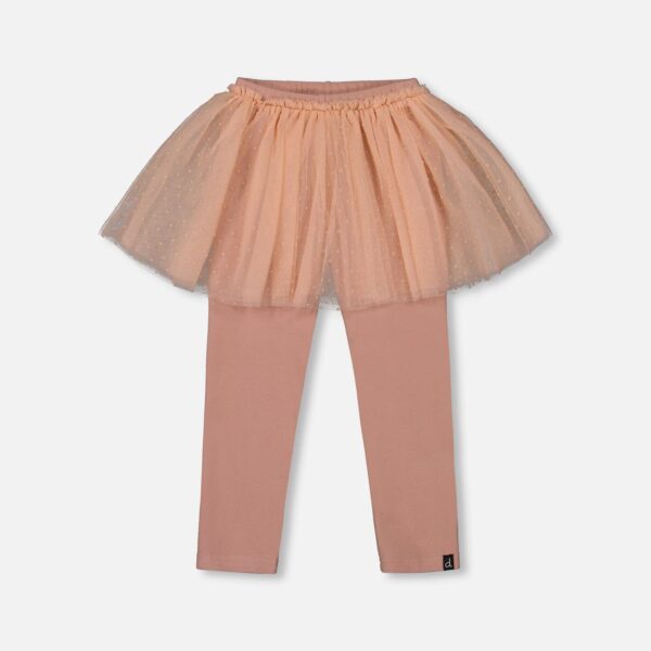 2par2 | Designed in Canada, Leggings With Tulle Skirt Dusty Pink