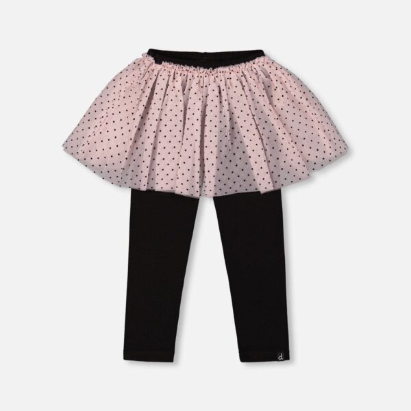 2par2 | Designed in Canada | Leggings With Tulle Skirt Pink And Black