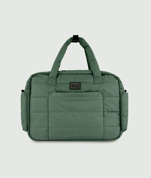 2par2 | Designed in Canada, Diaper Bag With Changing Mat Dark Gray Green