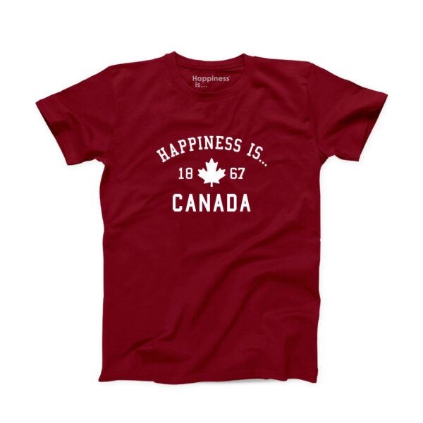 Youth Canada 1867 T-Shirt Red | Happiness Is Inc, Made In Canada